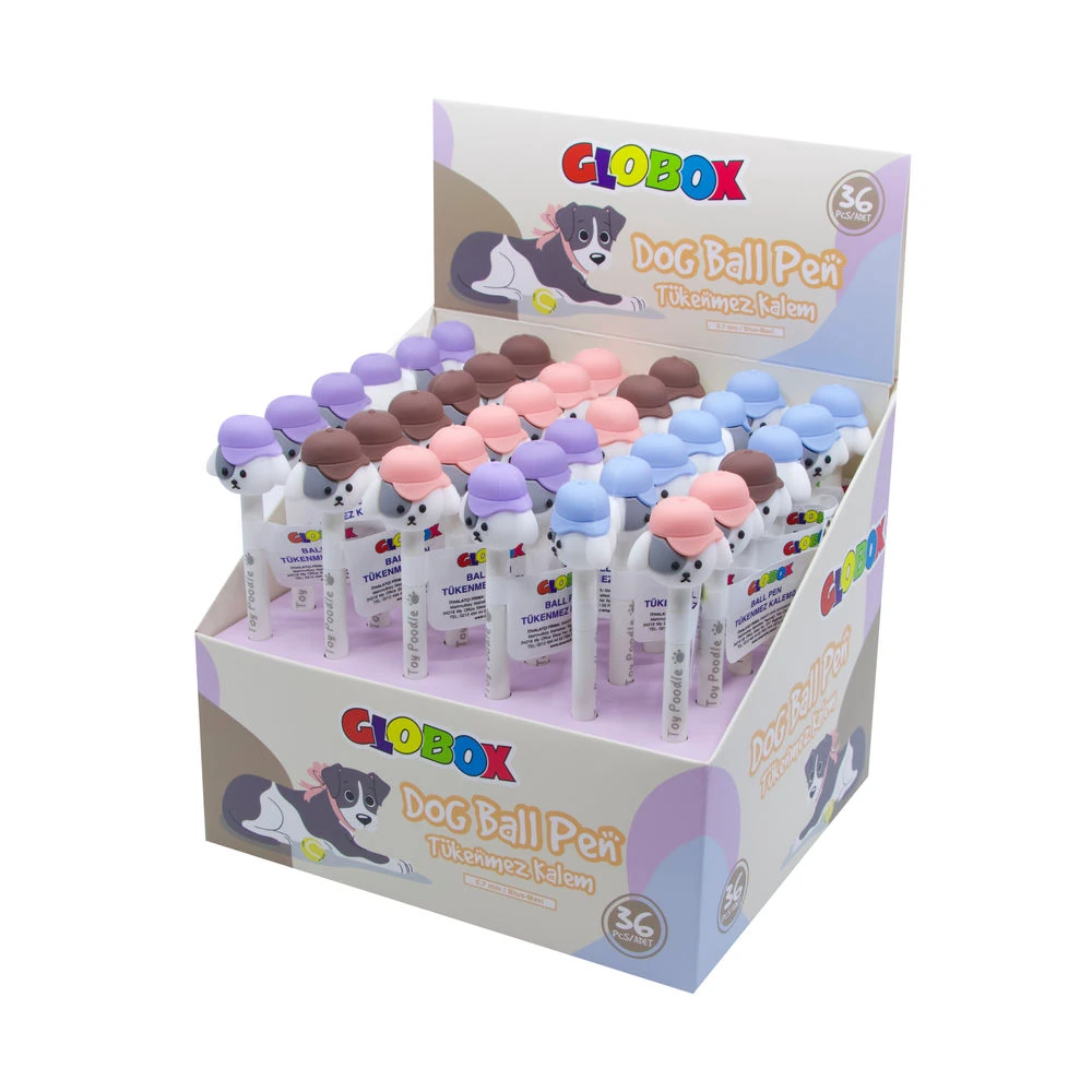 Globox Tükenmez Kalem Şapkalı Köpek