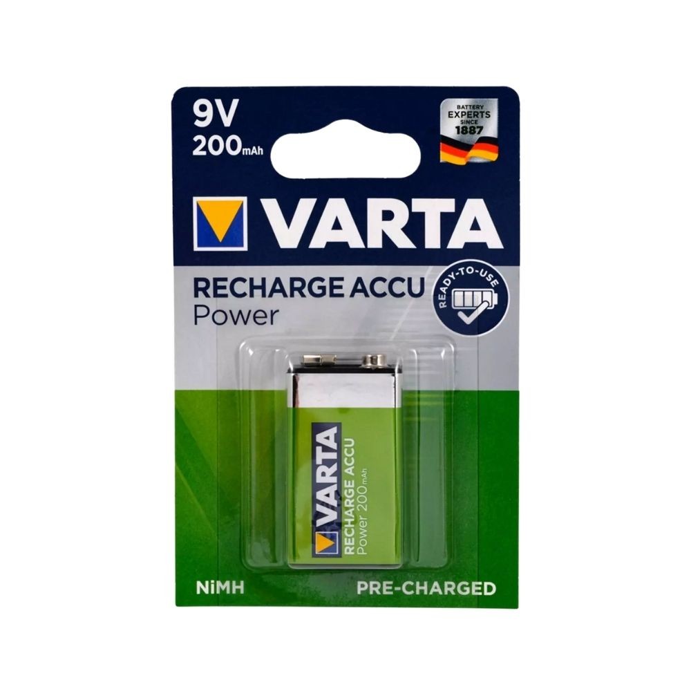 Varta Pil Şarjlı 9 Volt Pil 200 mAh 56722101401