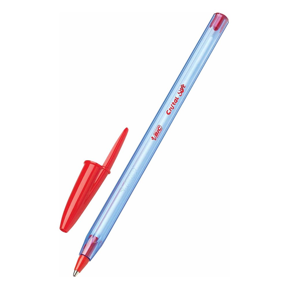 Bic Tükenmez Kalem Cristal Soft 1.2 mm Kırmızı