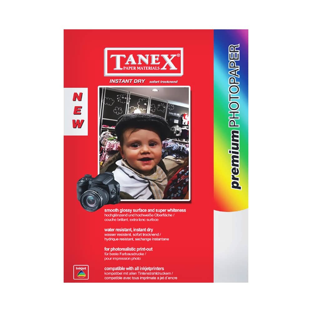 Tanex Fotoğraf Kağıdı A6 240 gr 50'li Glossy