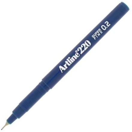 Artline Çizim Kalemi Superfine 0.2 mm Mavi