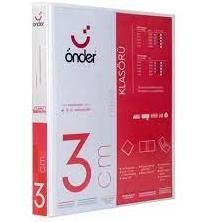 Önder Firma Klasörü A4 Sırt 3 cm 4D Mekanizmalı Beyaz