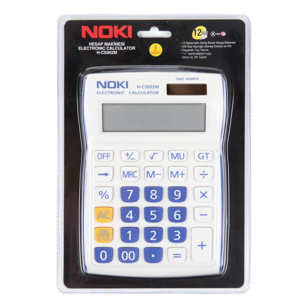 Noki Hesap Makinesi H-Cs002 12 Hane