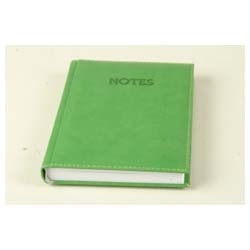 Liz Suni Deri Dikişli Lüks Modelist Defter 14x20 cm Kareli