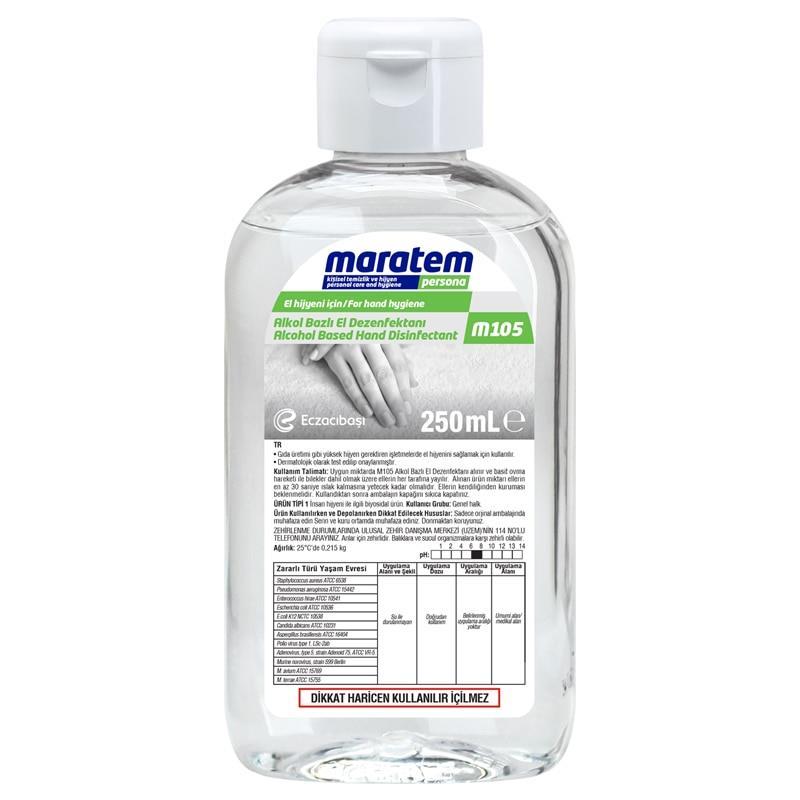Maratem M105 Alkol Bazlı El Dezenfektanı 250 ml