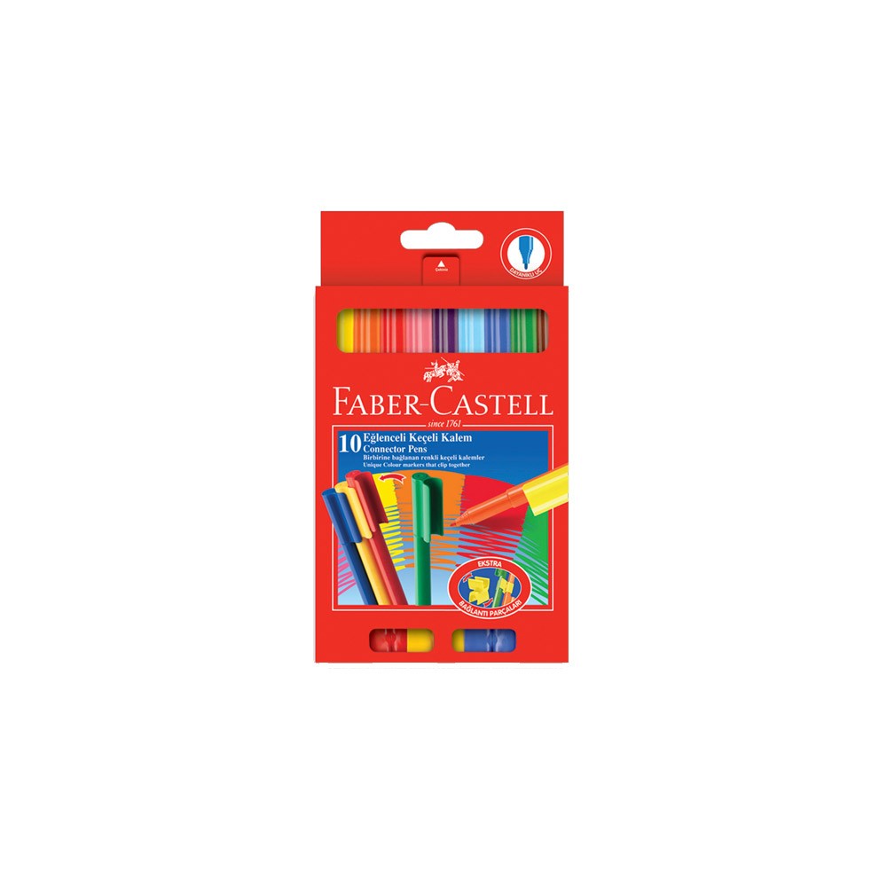 Faber-Castell Keçeli Kalem Eğlenceli 10'lu