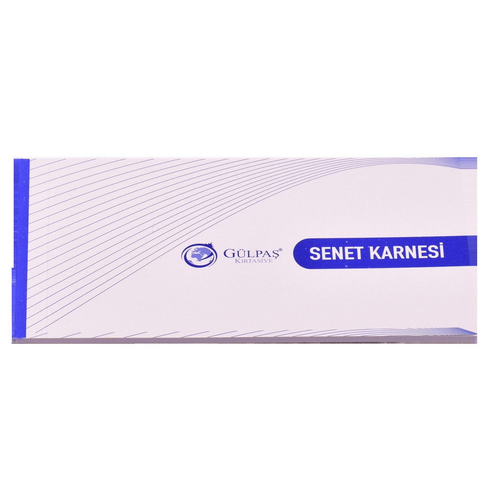 Gülpaş Senet Karnesi Karton Kapaklı 50 Yaprak 12’li