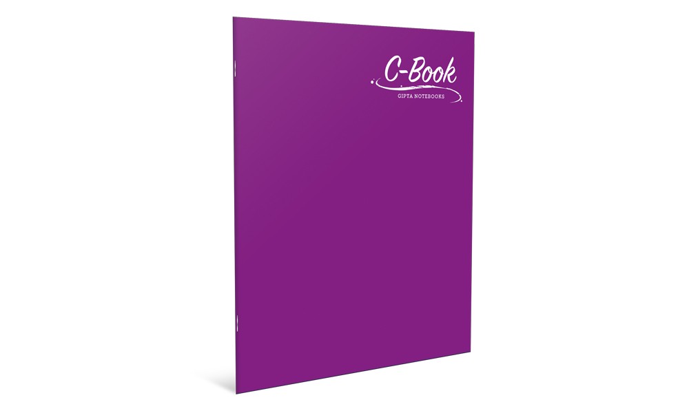 Gıpta Defter C Book Tel Dikişli PP Kapak A4 40 Yaprak Kareli