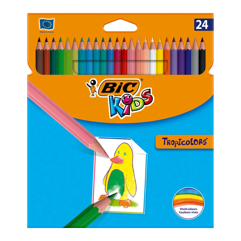 Bic Tropicolors Kuru Boya Tam Boy 24'lü