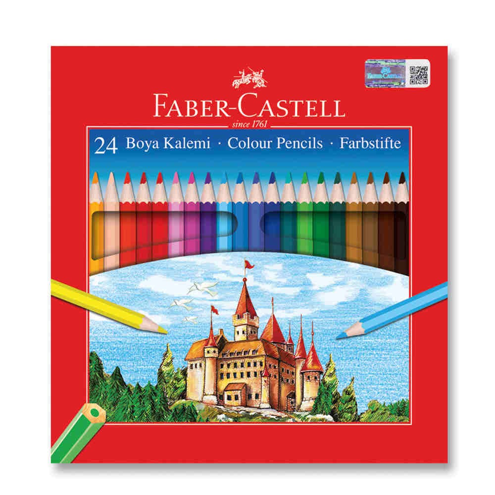 Faber-Castell Kuru Boya Redline Karton Kutu 24'li