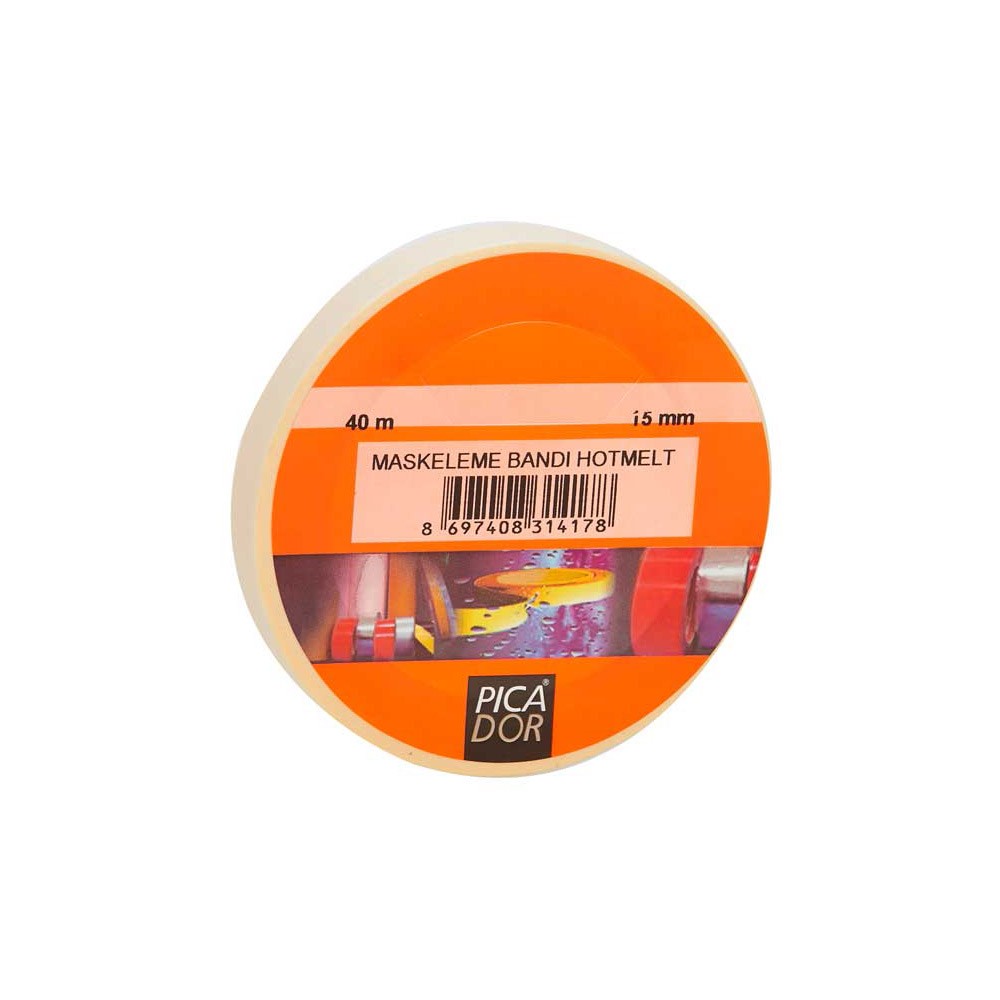 Picador Maskeleme Bandı Askısız Hotmelt 15 mm x 40 mt