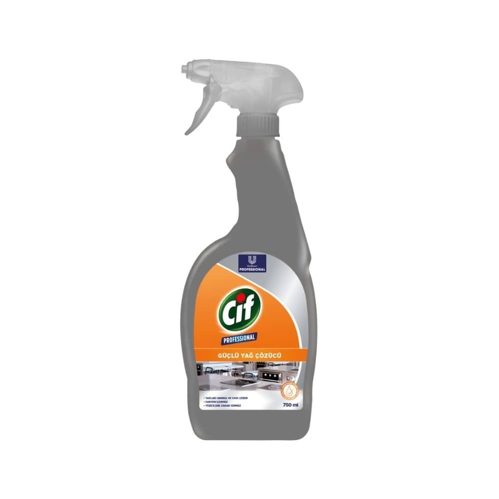 Cif U-Pro Yağ Çözücü Mutfak Sprey 750 ml