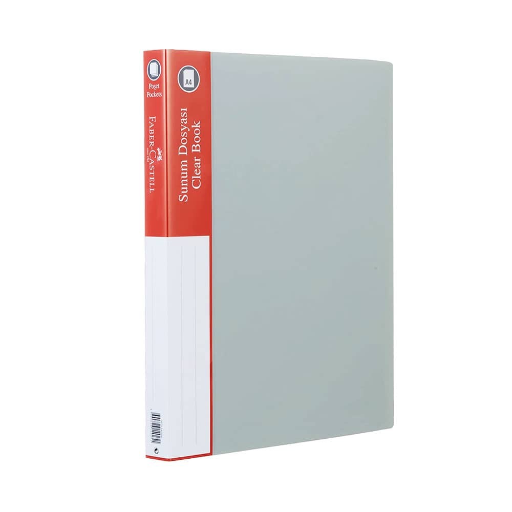 Faber-Castell Sunum Dosyası Standart 20 Yaprak Gri