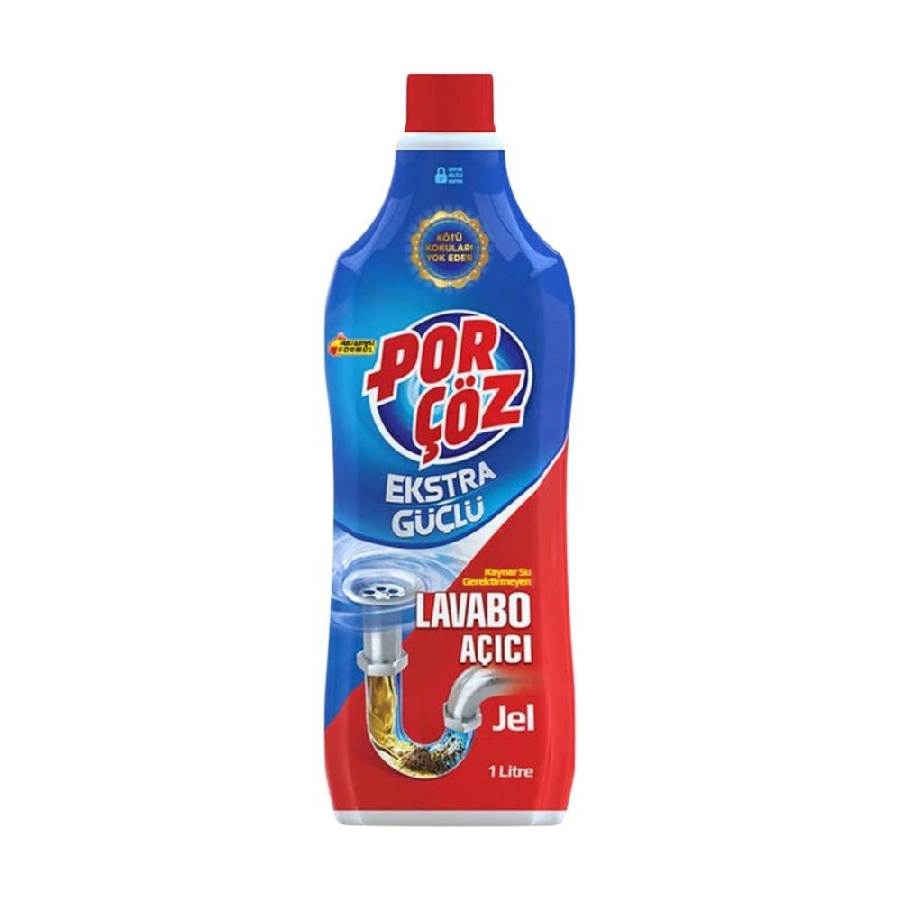 Porçöz Lavabo Açıcı Jel 1 lt