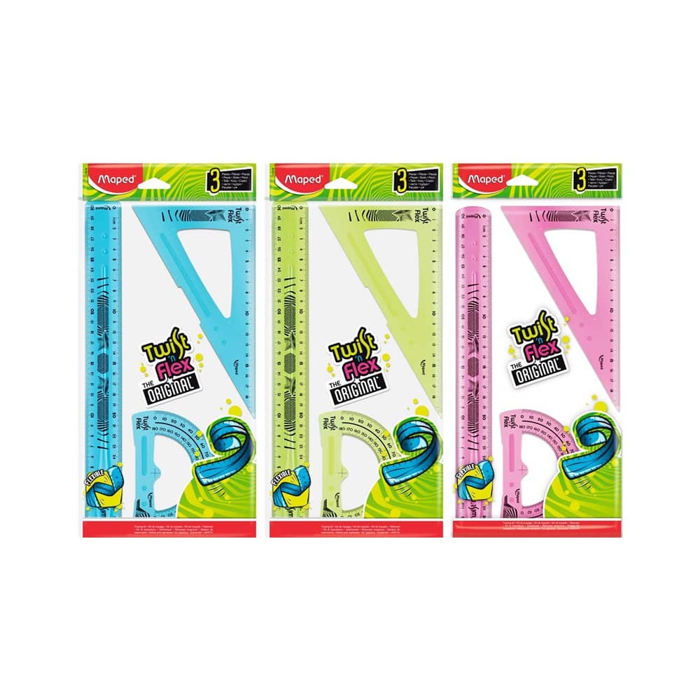 Maped Cetvel Seti Esnek Twist'n Flex 30 cm