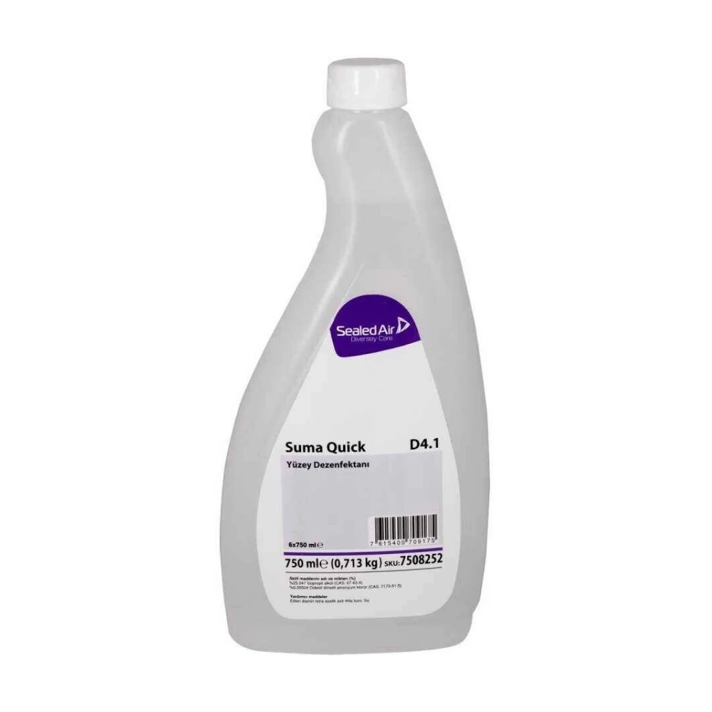 Diversey Suma Quick D4.1 Yüzey Dezenfektanı 0,75 Ml