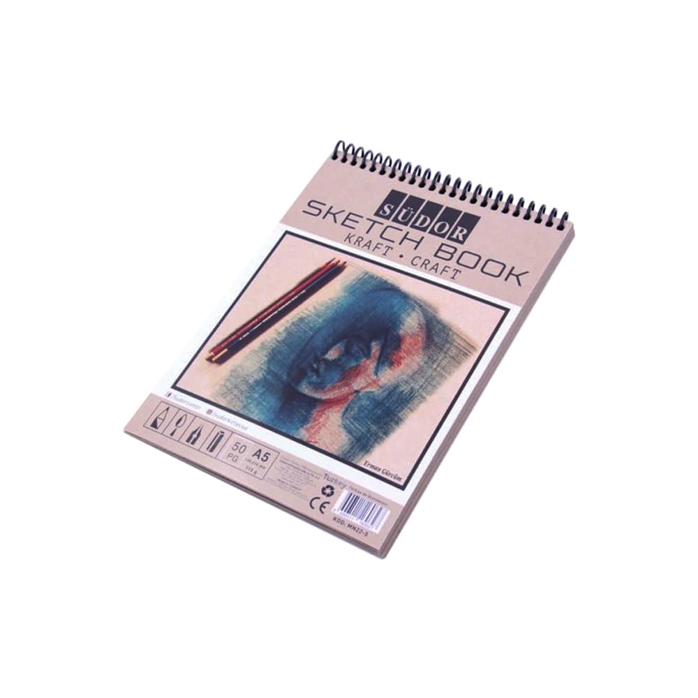 Südor Eskiz Defteri Kraft A5 Telli 115 gr 50 Yaprak