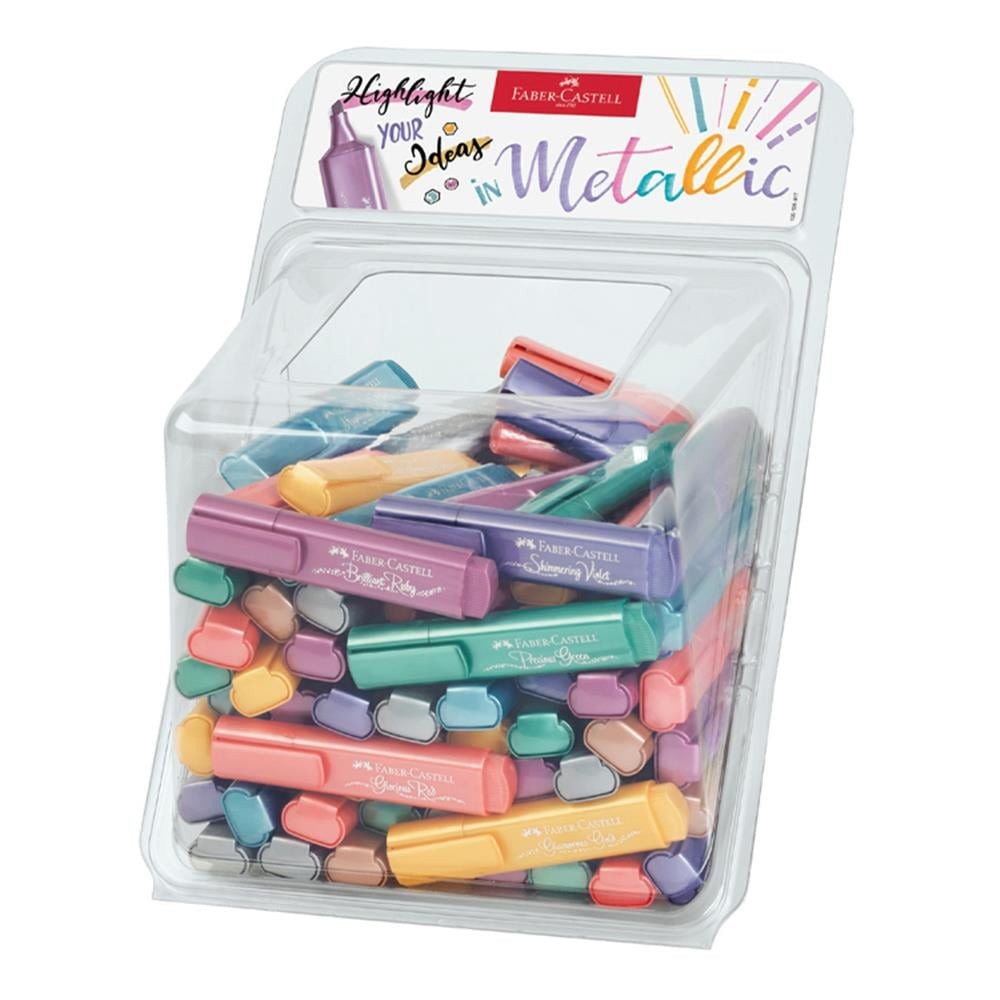 Faber-Castell Fosforlu Kalem 1546 Metalik Renkler OTC 80'li
