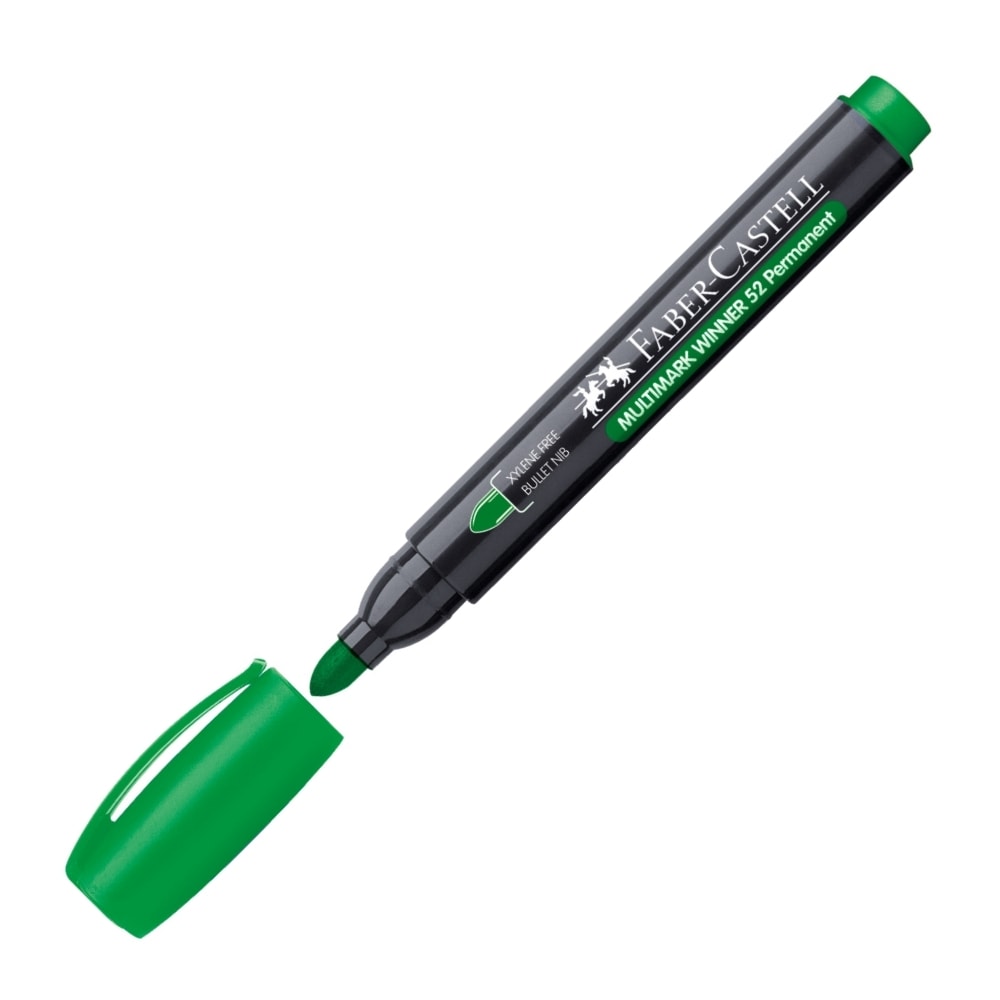 Faber-Castell Permanent Markör 52 Yuvarlak Uç Yeşil
