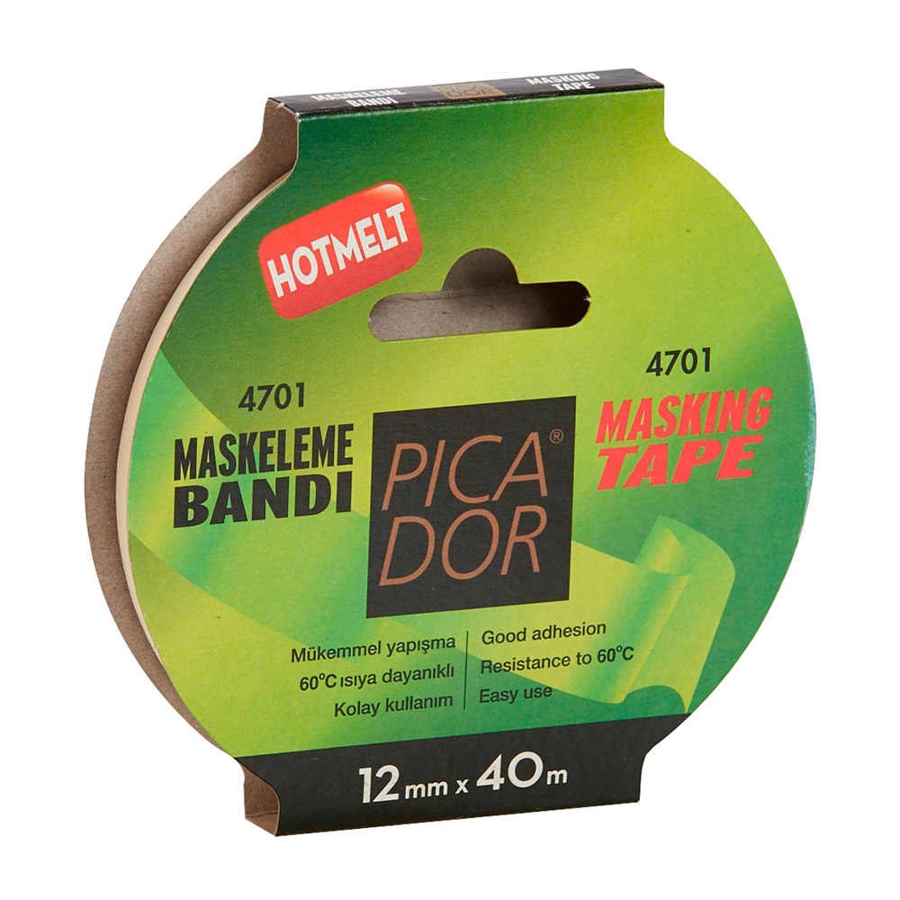 Picador Maskeleme Bandı Askılı Hotmelt 12 mm x 40 mt