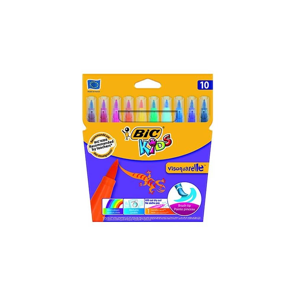 Bic Keçeli Kalem Fırça Uçlu 10'lu