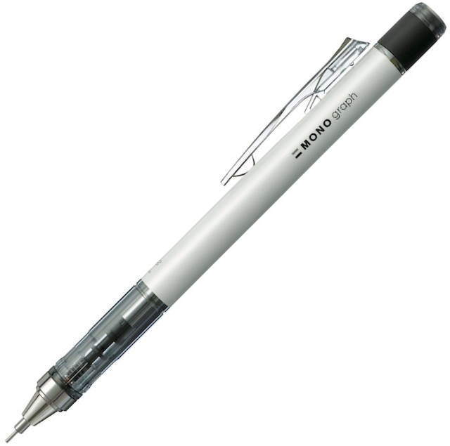 Tombow Versatil Kalem Mono Graph Neon 0.7 mm Beyaz