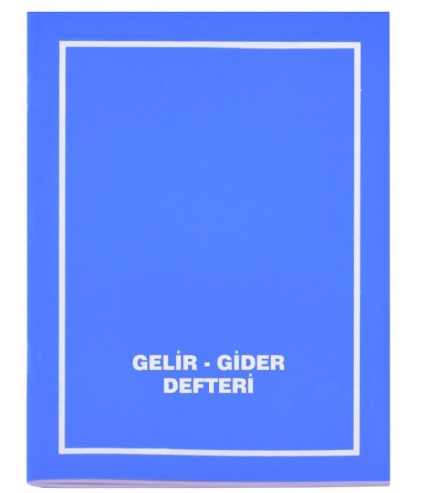 Gülpaş Gelir Gider Defteri Plastik Kapak 20x28 cm 40 Yaprak