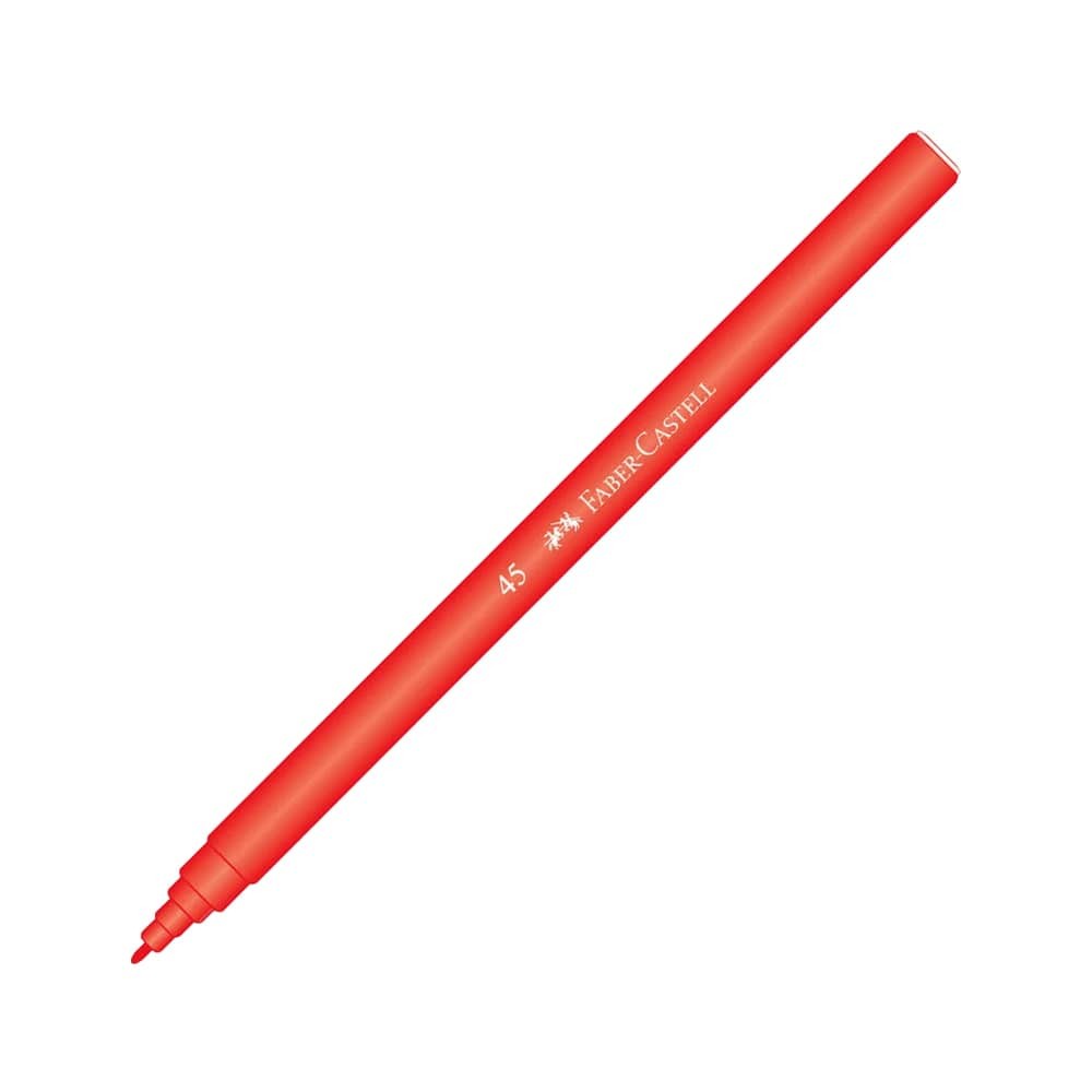 Faber-Castell Keçeli Kalem 45 Kırmızı