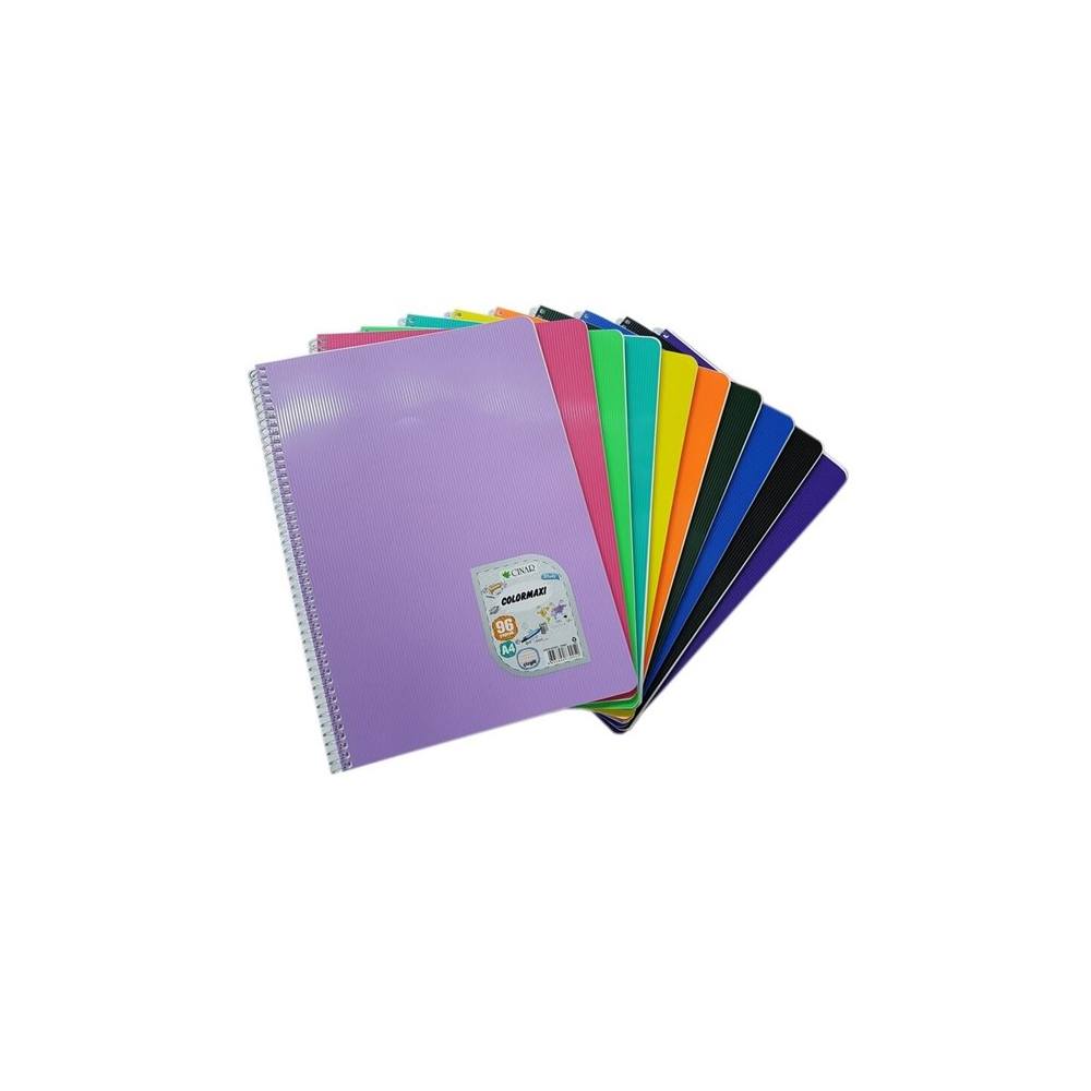 Çınar Defter Metod Defteri Spiralli Karton Kapak A4 72 Yaprak Çizgili