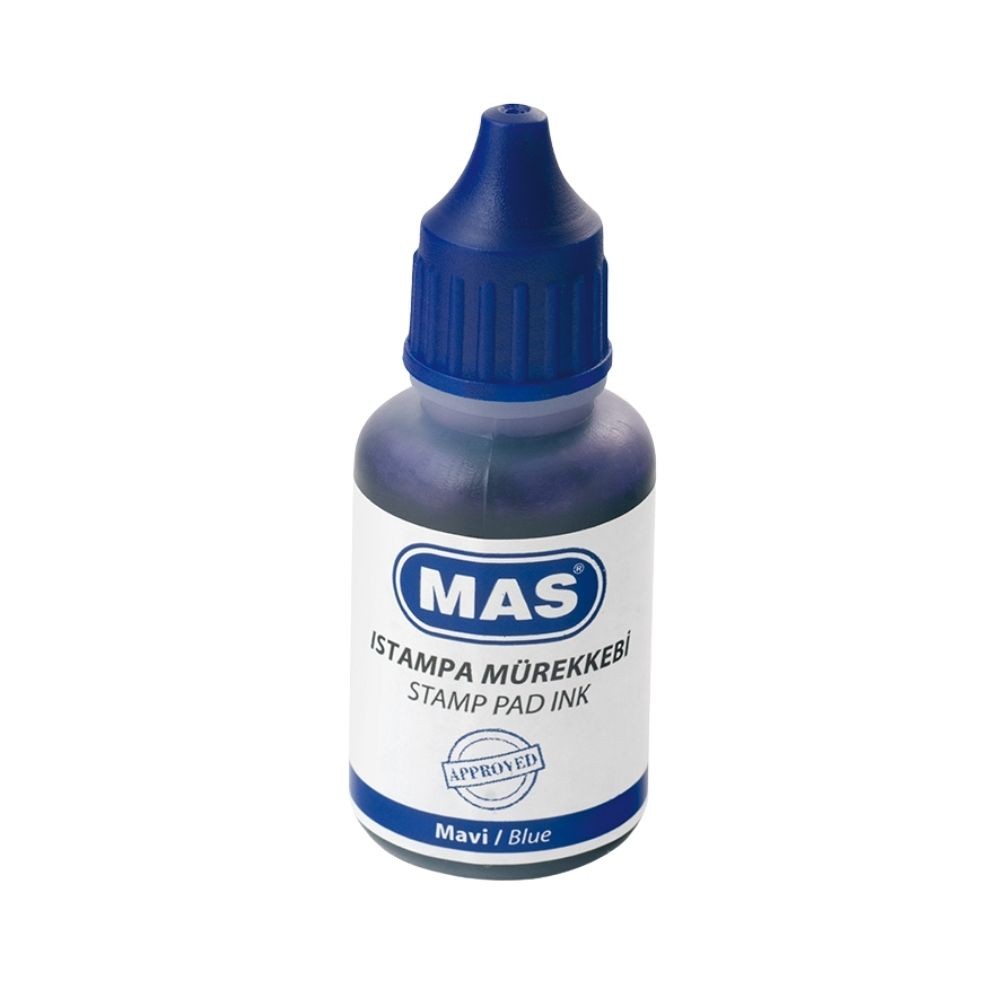 Mas Stampa Mürekkebi Mavi 20 ml