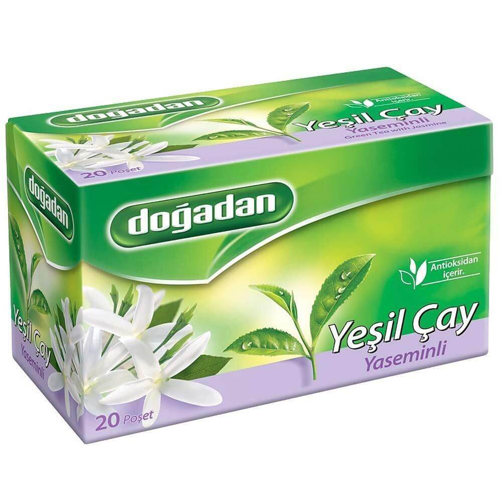 Doğadan Yeşil Çay Yaseminli 1,75 gr 20'li