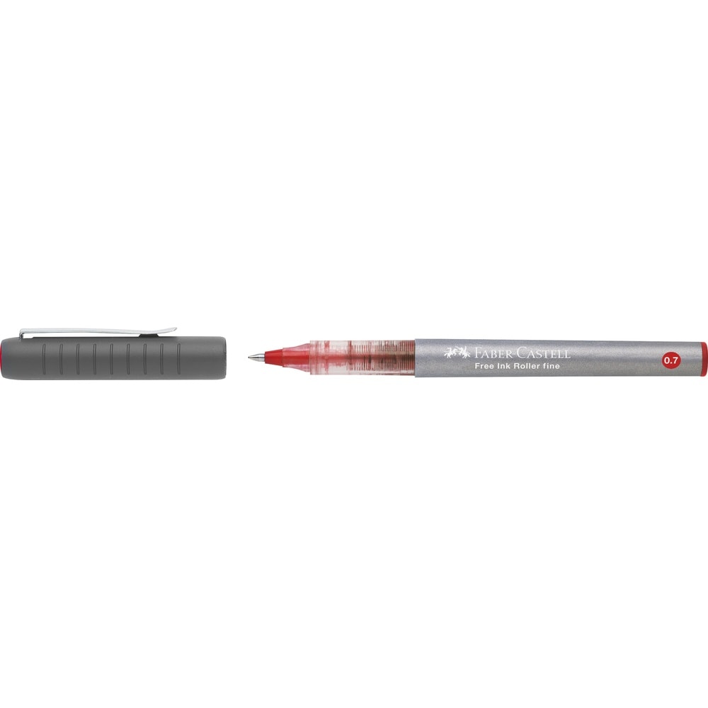Faber-Castell Roller Kalem Free Ink 0.7 mm Kırmızı