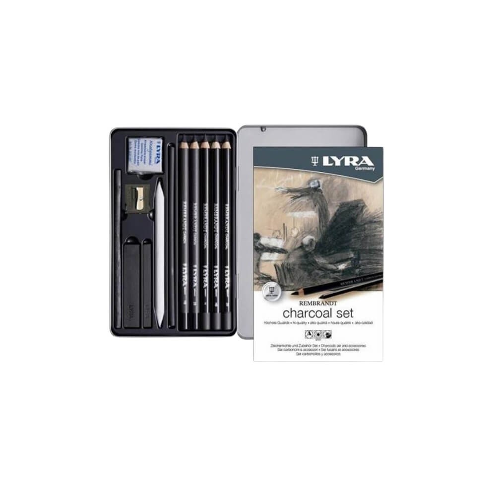 Lyra Kara Kalem Seti Rembrandt Charcoal 11'li