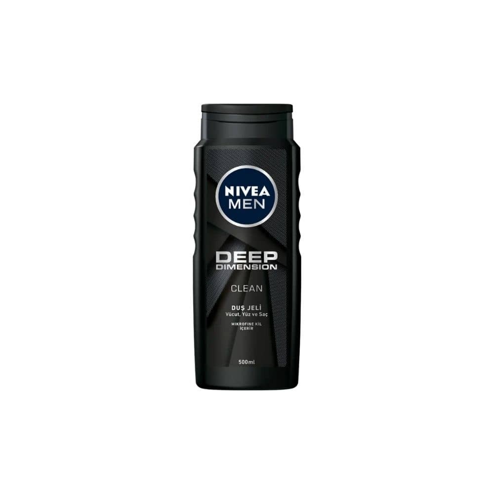 Nivea Duş Vücut. Yüz. Saç Jeli Erkek Deep Siyah 500 ml