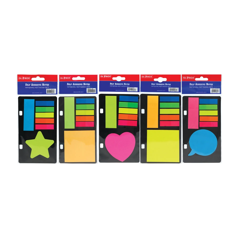 Globox Yapışkanlı Not Kağıdı Seti