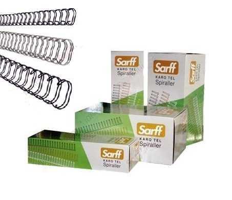 Sarff Spiral Tel 1-4 inç 4.8 mm 100'lü Siyah