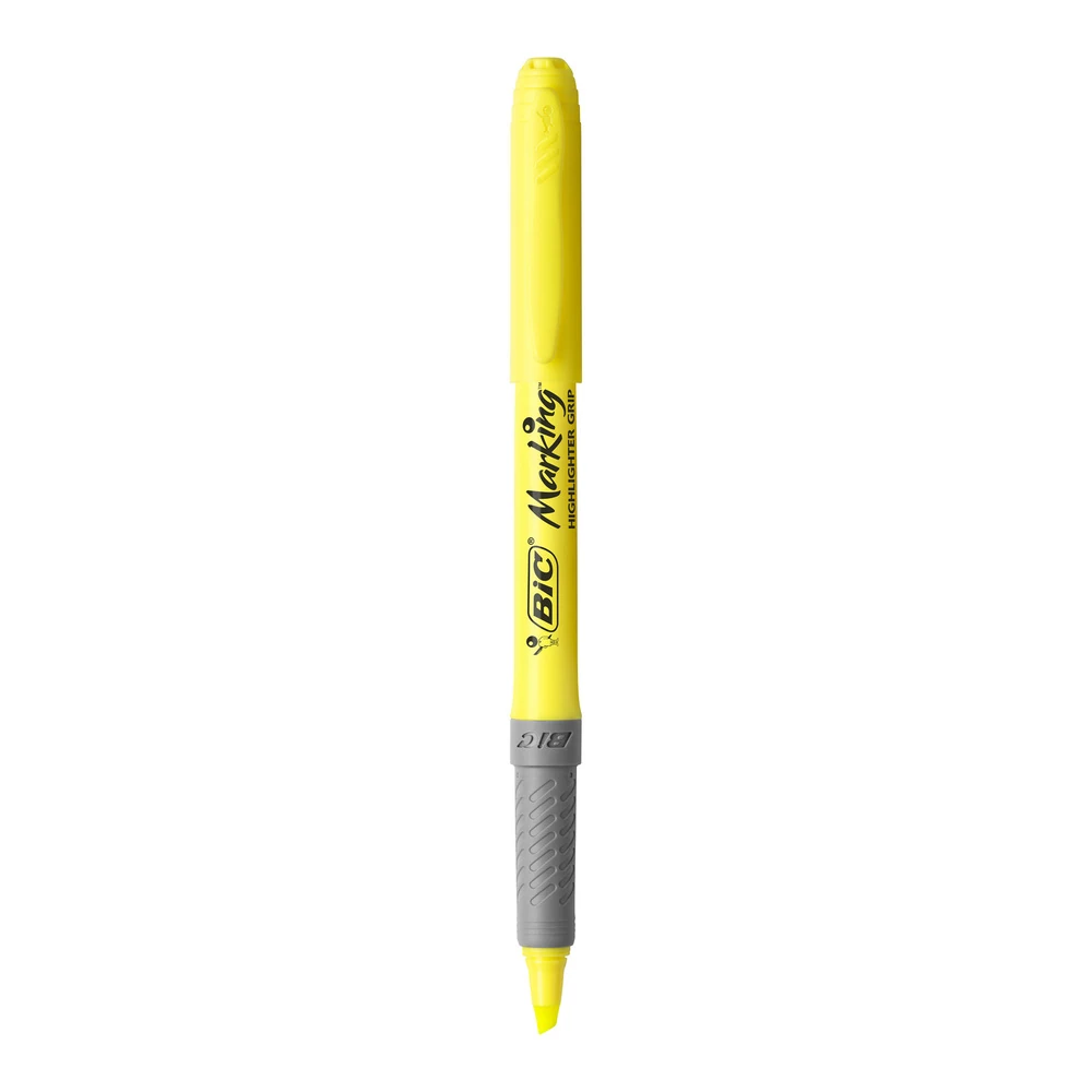 Bic Fosforlu Kalem Brite Liner Grip Kalem Tipi Sarı