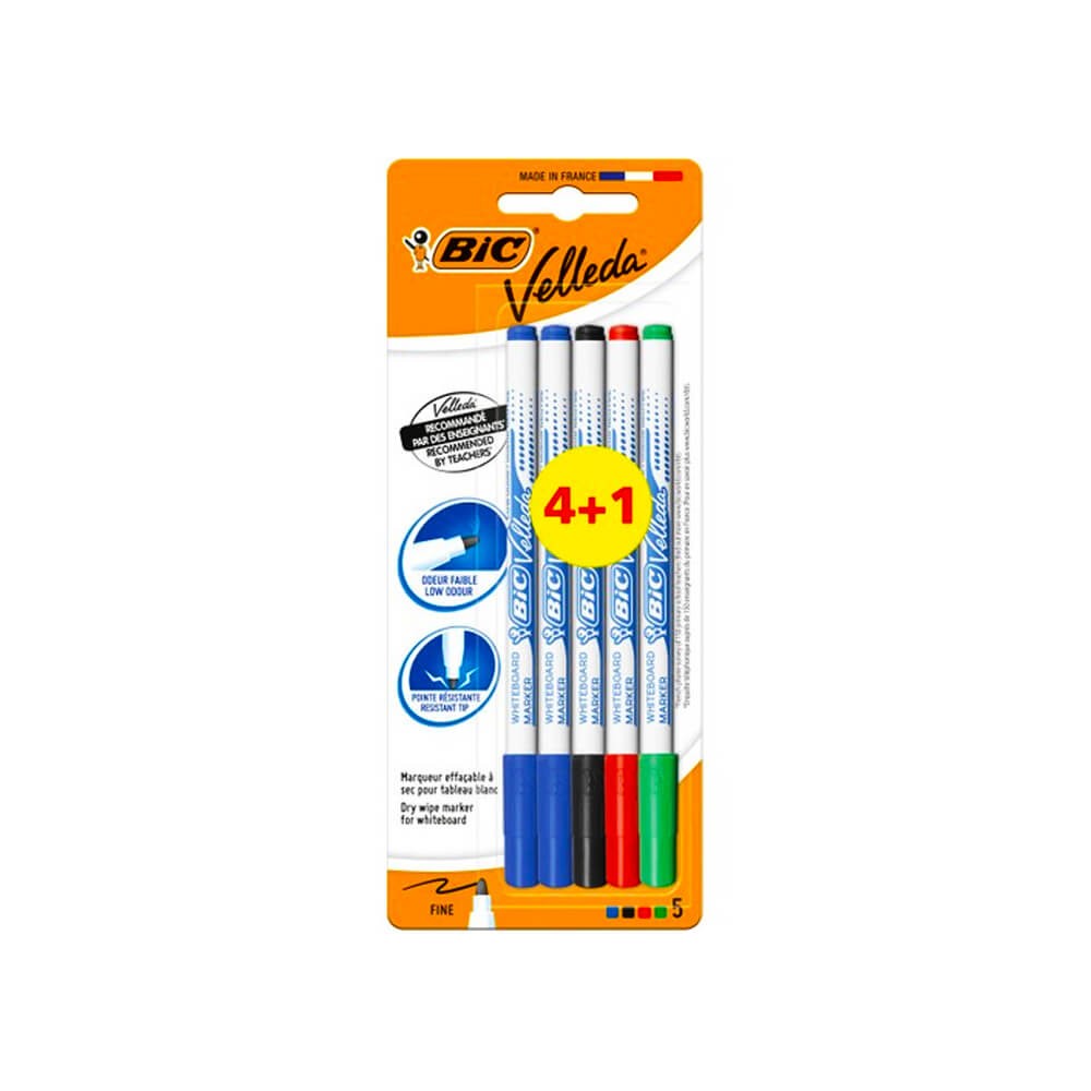 Bic Velleda Çocuk Tahta Kalemi Blister 4+1 1721