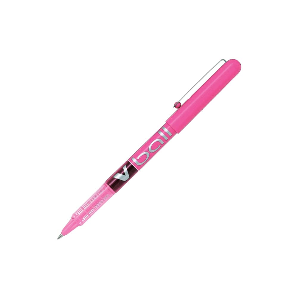 Pilot Roller Kalem V Ball Yuvarlak Uç 0.5 mm Pembe