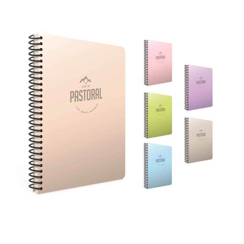 Gıpta Defter Pastoral Spiralli Pp Kapak 17x24 Çizgili