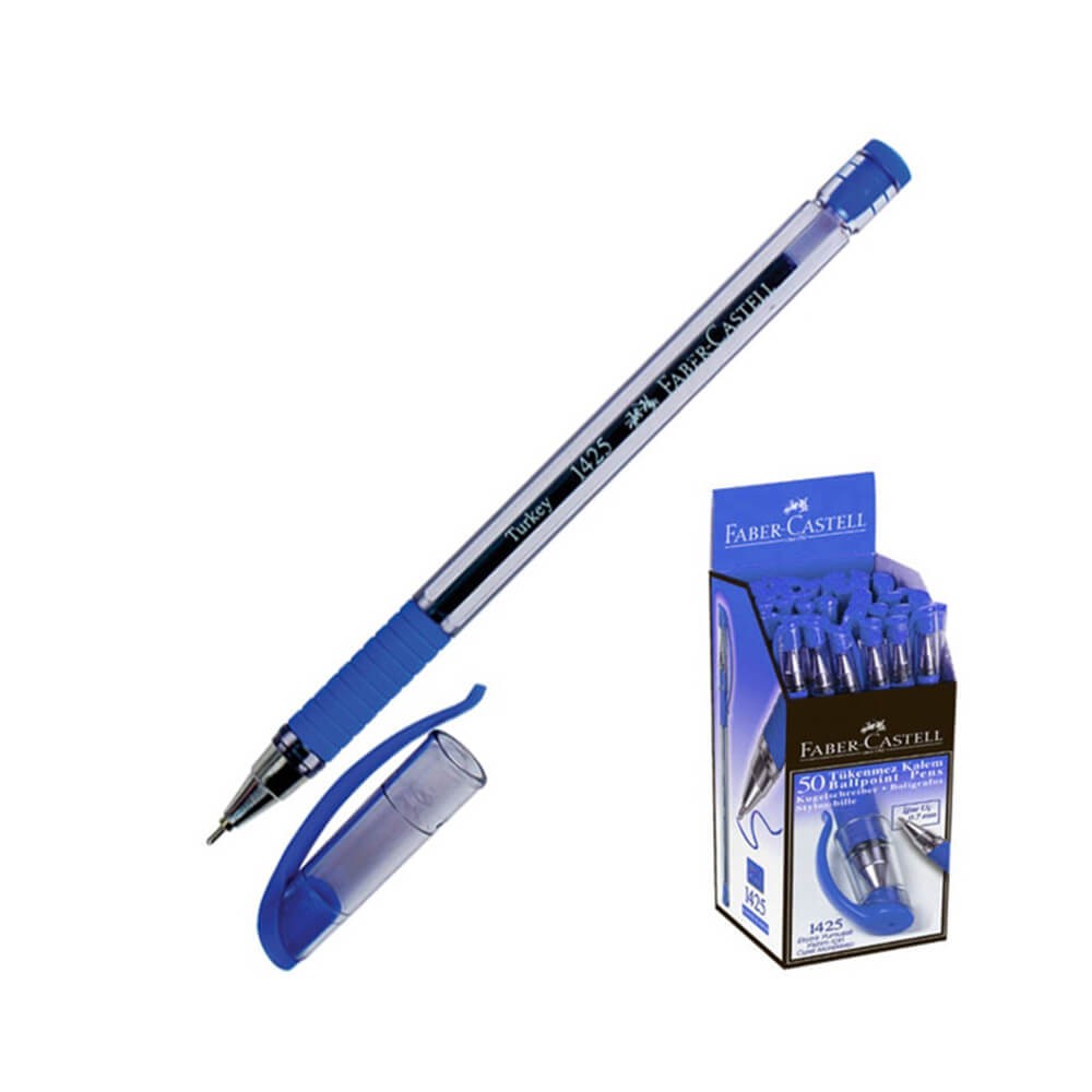 Faber-Castell Tükenmez Kalem İğne Uçlu 1425 0.7 mm Mavi