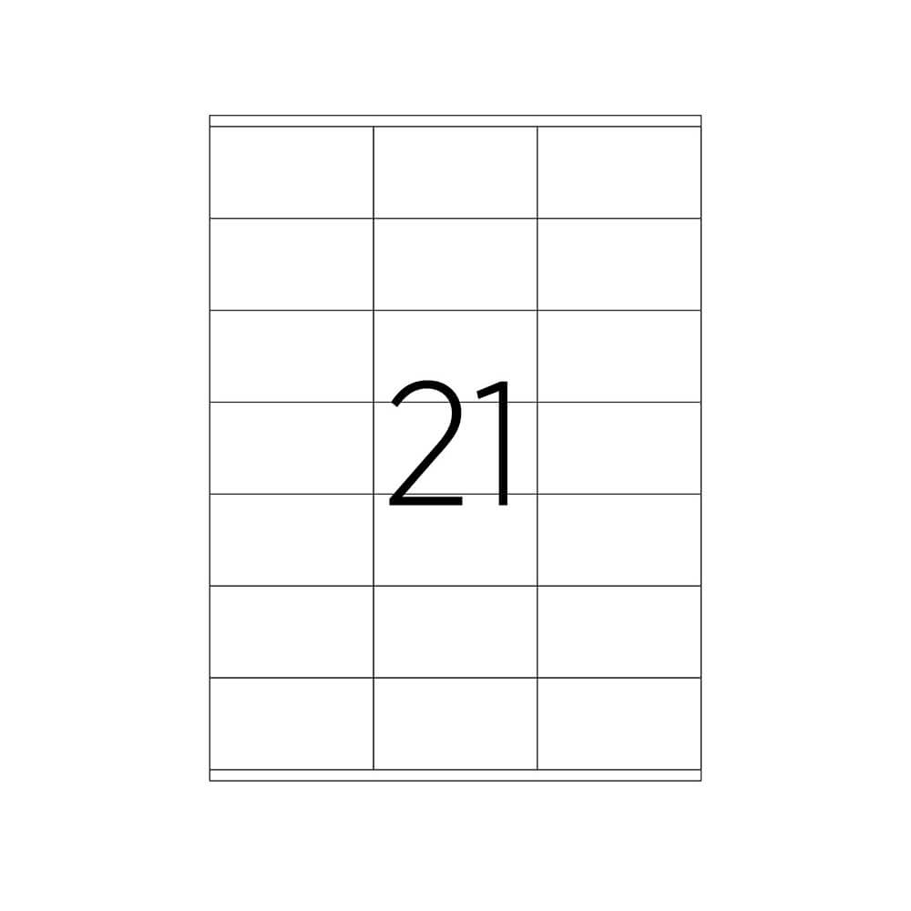 Tanex Laser Etiket 70x41 mm TW-2141