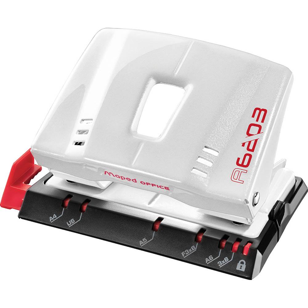Maped Delgeç Advanced Metal 2 Delikli 20-25 Sayfa Beyaz