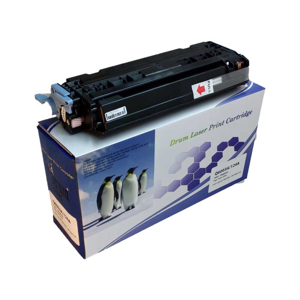 Tex Invest HP Q6003A Toner Muadili kırmızı