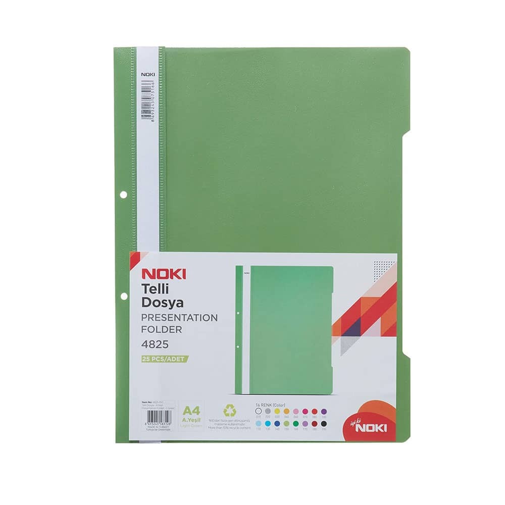 Noki Telli Dosya XL 25'li Açık Yeşil