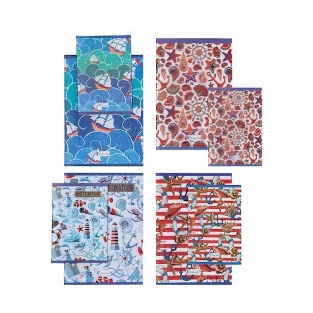 Keskin Color Defter Retro Deniz Pp Dikişli A5 80 Yaprak Kareli