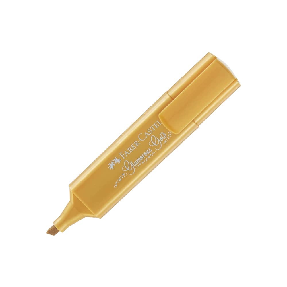 Faber-Castell Fosforlu Kalem 1546 Metalik Altın