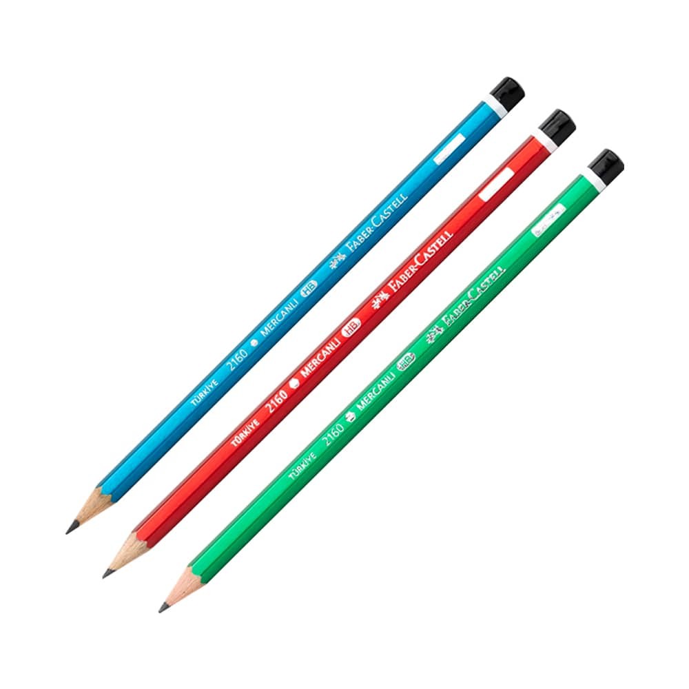 Faber-Castell Kurşun Kalem Mercanlı Köşeli