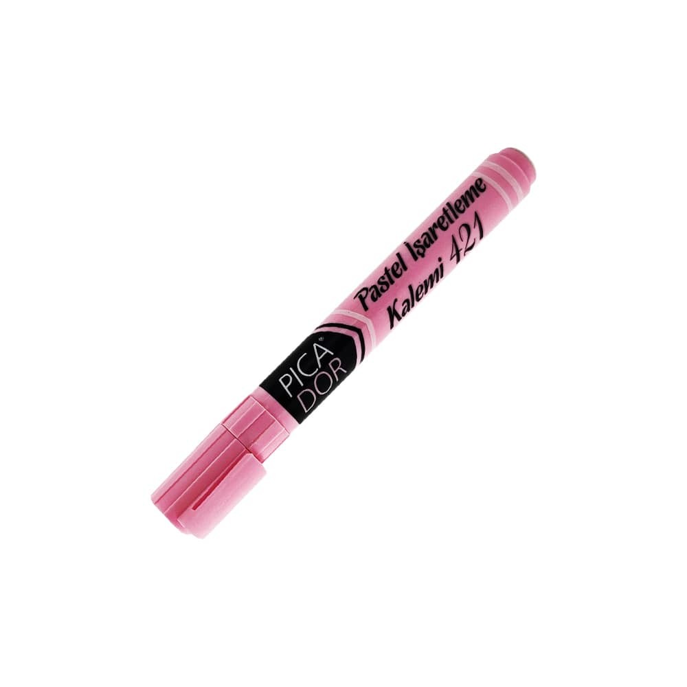 Picador Fosforlu Kalem 421 Pastel Pembe