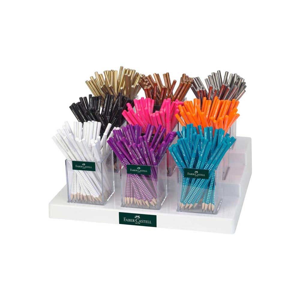 Faber-Castell Kurşun Kalem Parlak Renkler 9'lu Bardak